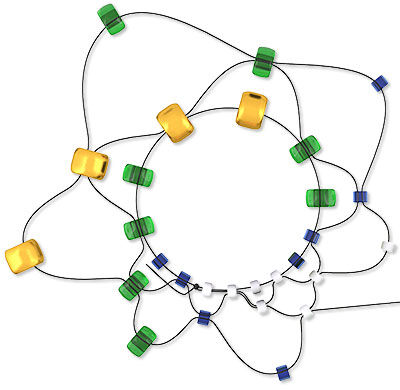 Illustration of beading stitch